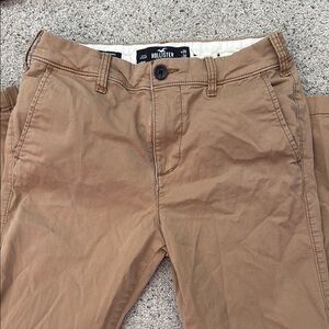 Hollister Tan Chinos Classic Style Comfortable Fit